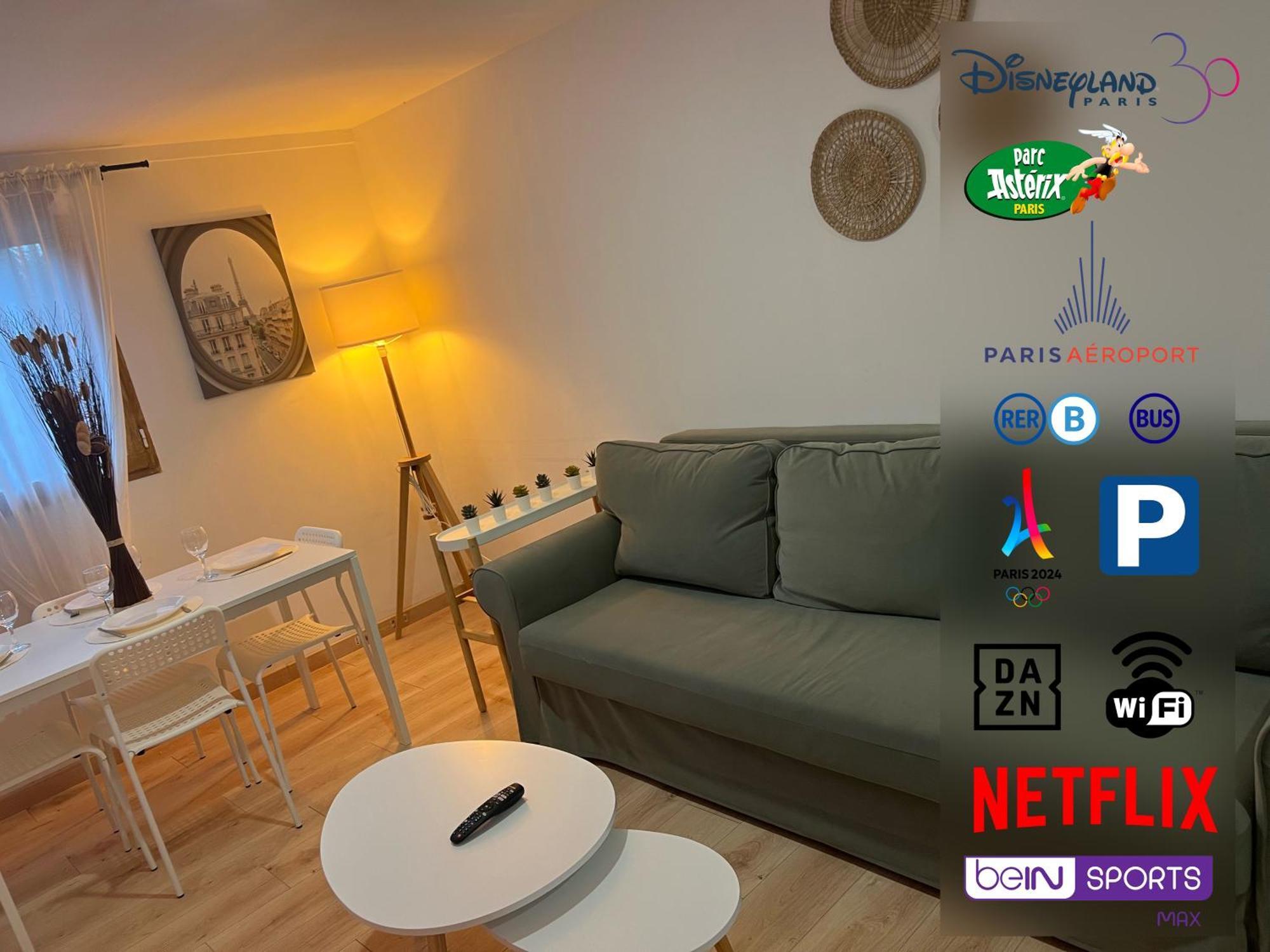Appartement Pres De Paris, Disney & Cdg Tremblay-en-France Kültér fotó
